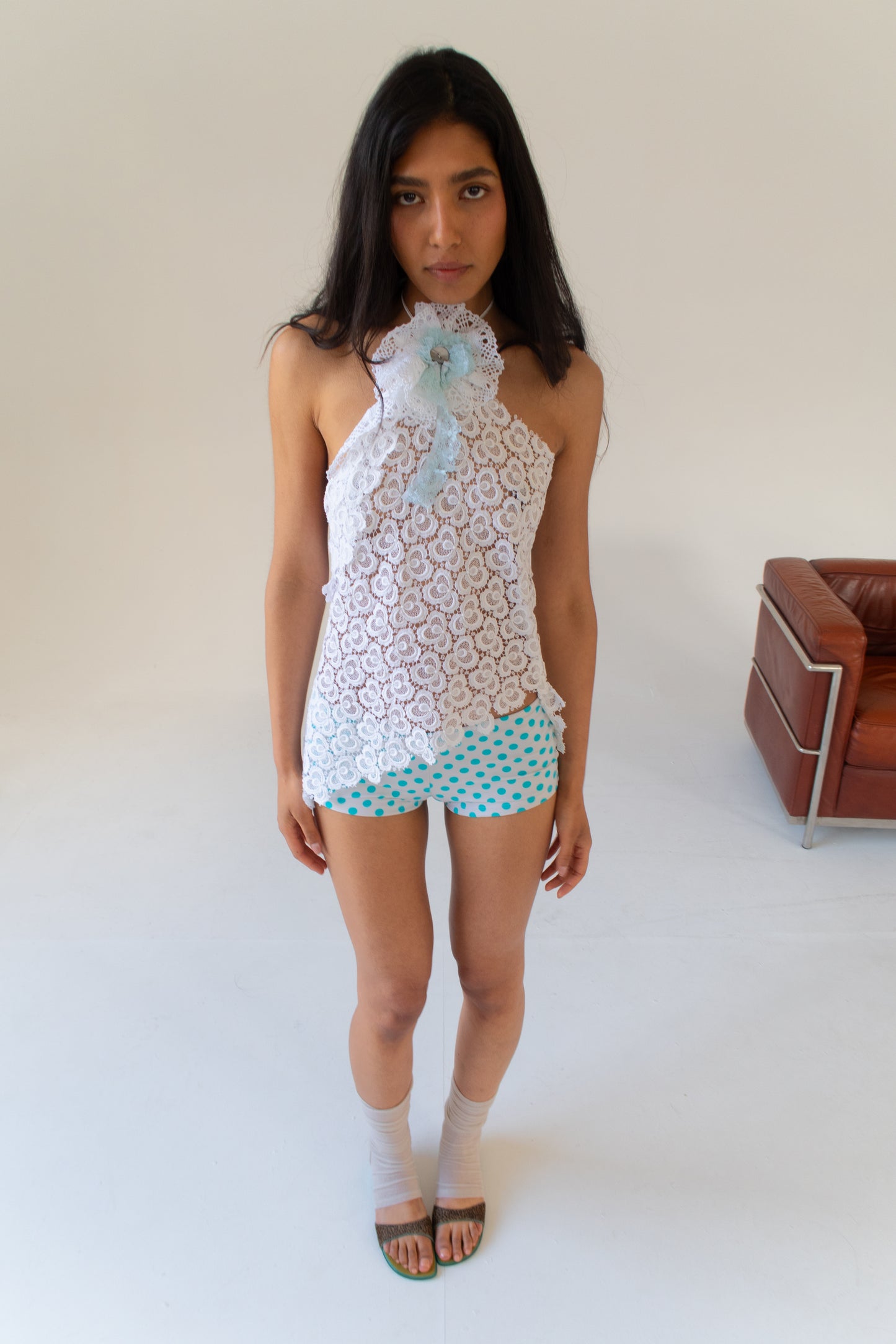 Rosette Lace Top