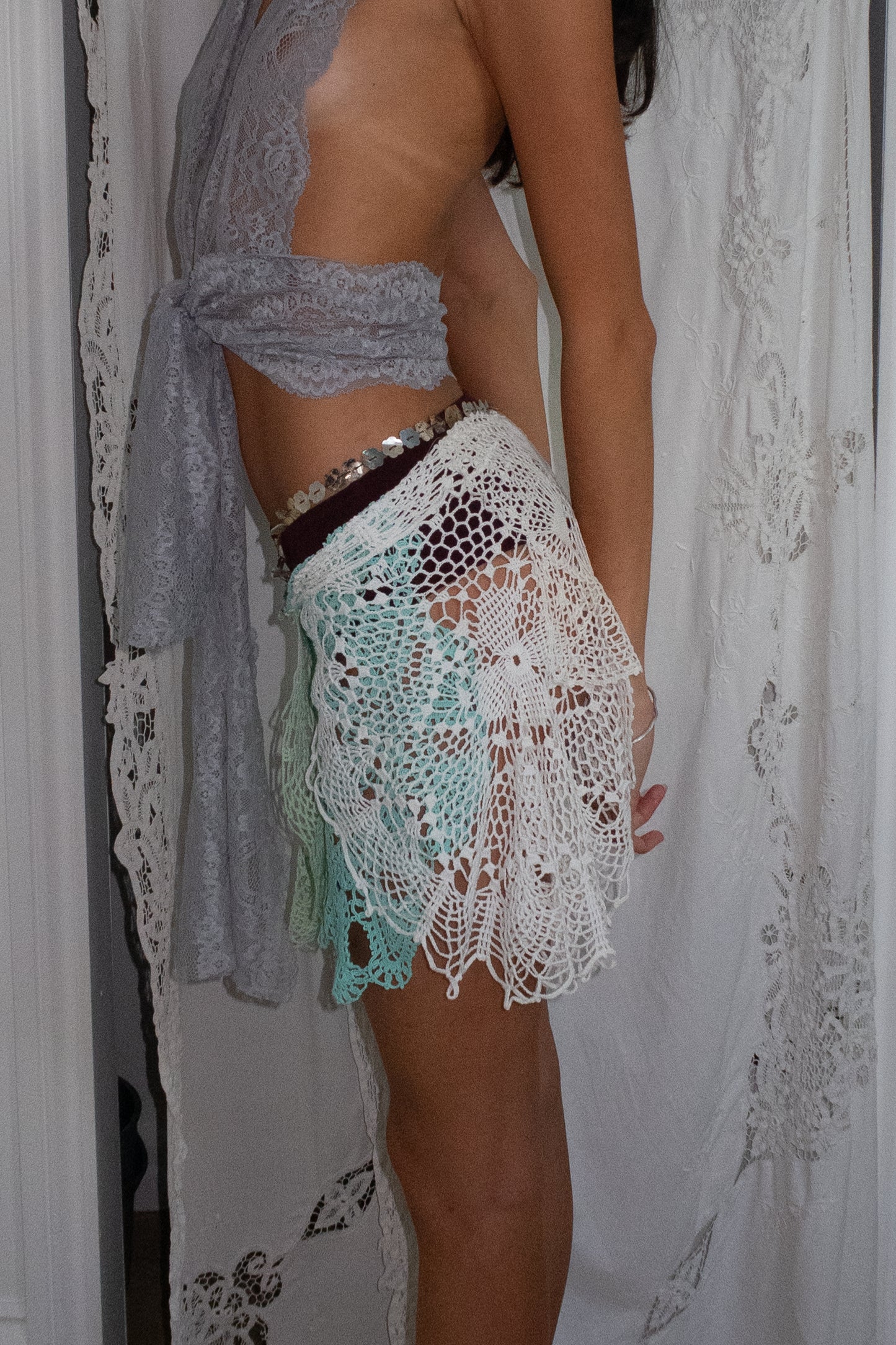Mermaid Crochet Doily Sarong