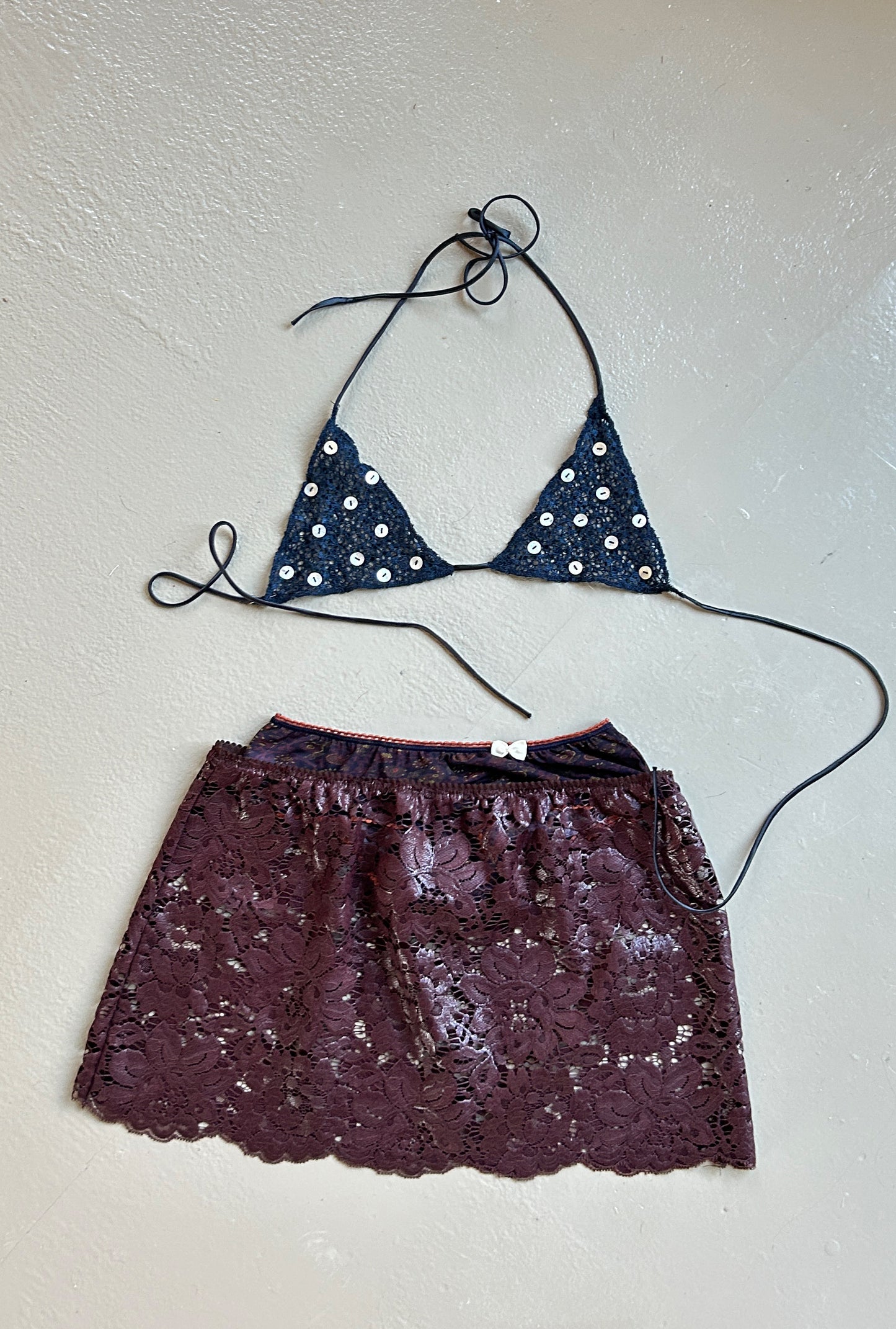 Pearl Button Bralette