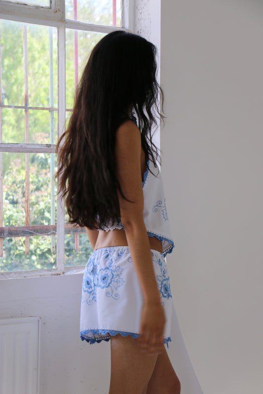 Azzurra Embroidery Skirt