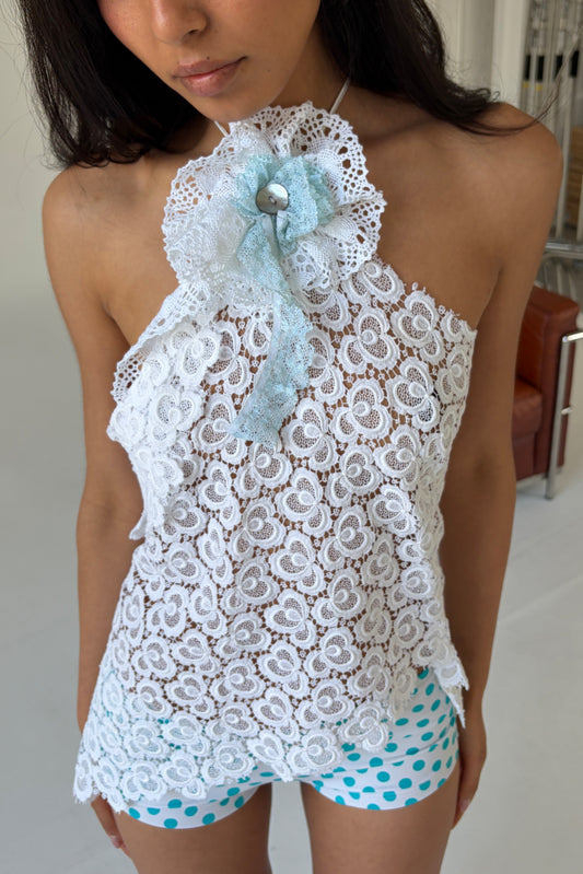 Rosette Lace Top