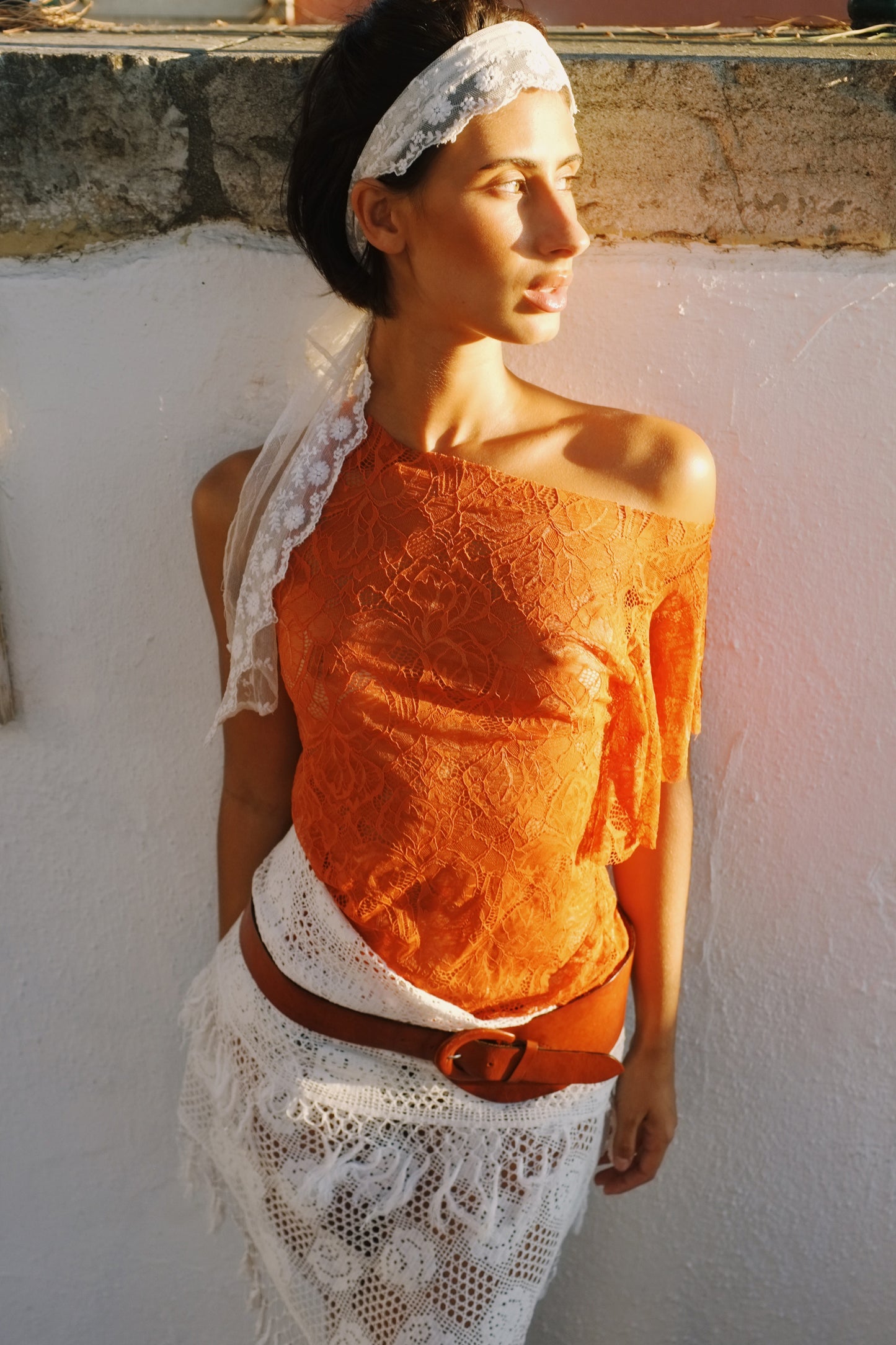 Raine Top in Burnt Orange