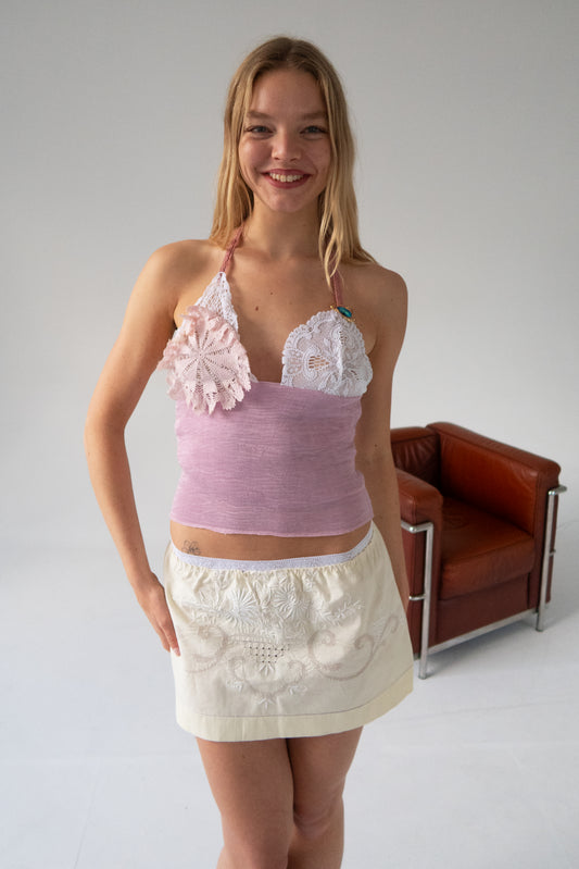 Peony Doily Top