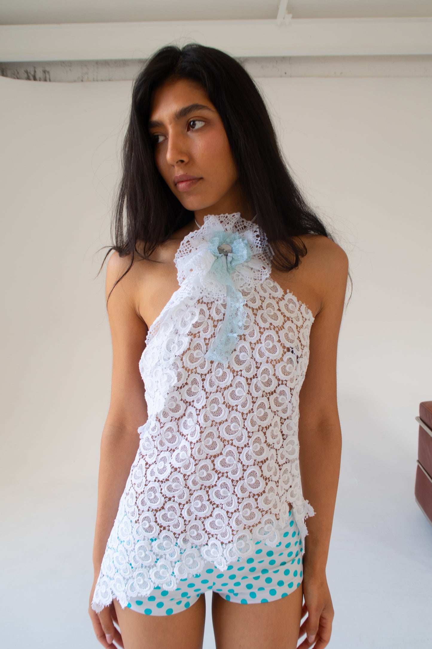 Rosette Lace Top