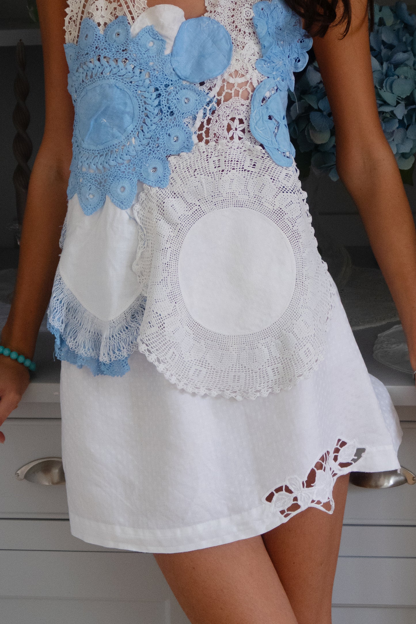 Polka Jacquard Mini Skirt