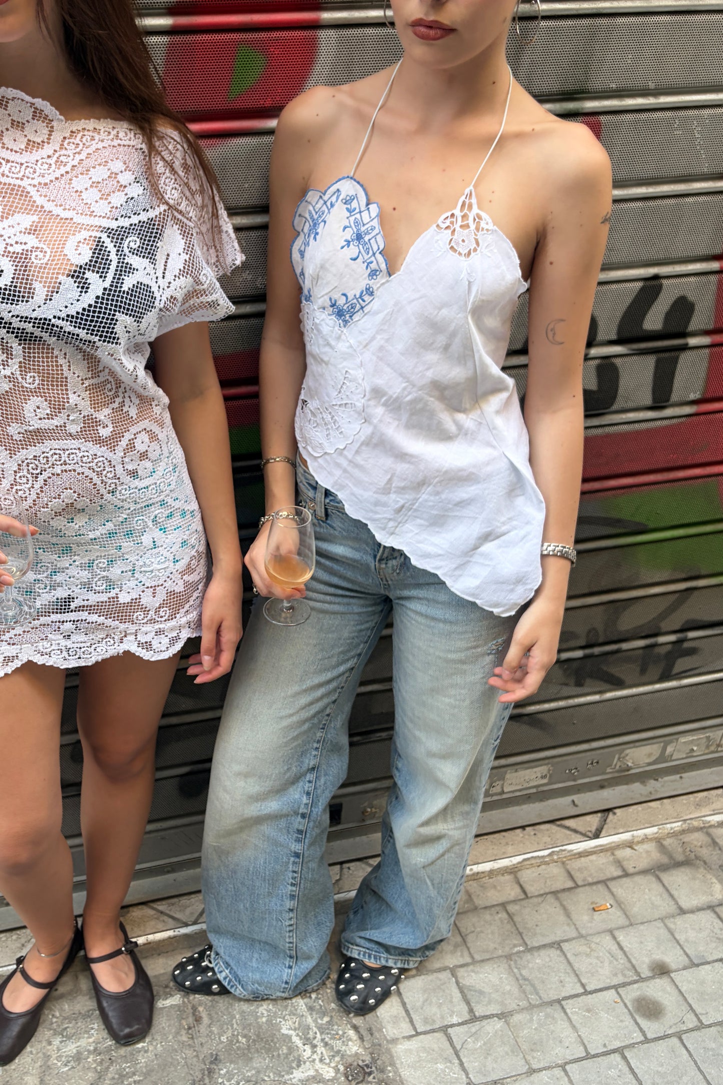 Embroidery Hankie Top